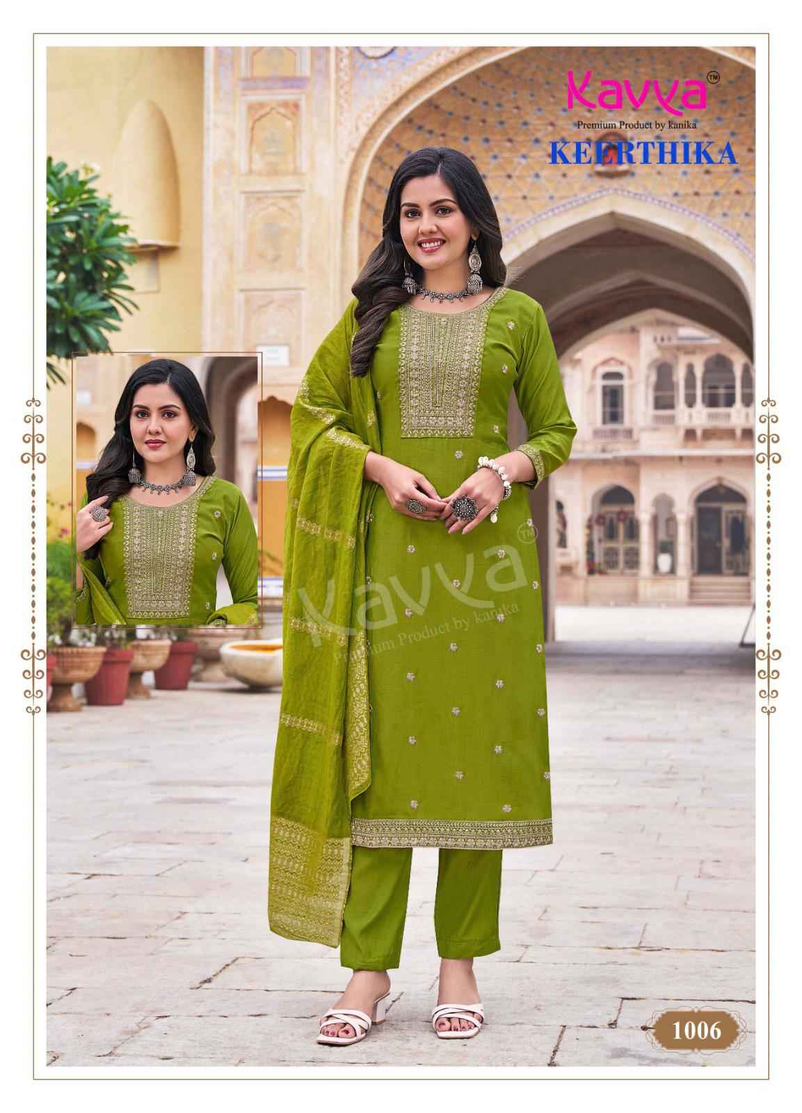 Kavya Keerthika Vol 1 Viscouse Kurti Combo 10 pcs Catalogue