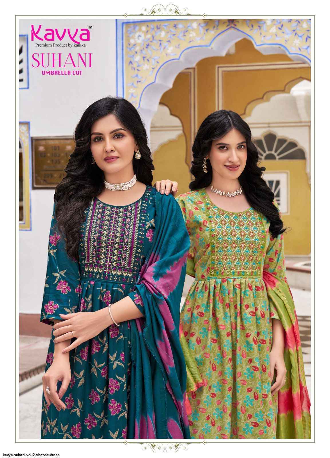 Kavya Suhani Vol 2 Viscose Kurti Combo 10 pcs Catalogue