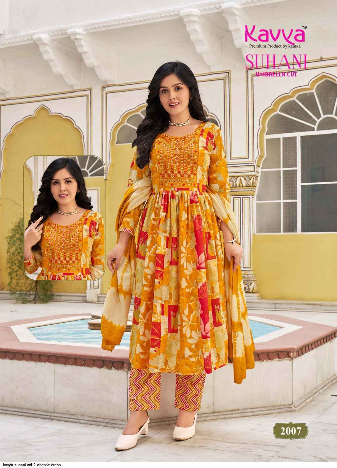 Kavya Suhani Vol 2 Viscose Kurti Combo 10 pcs Catalogue