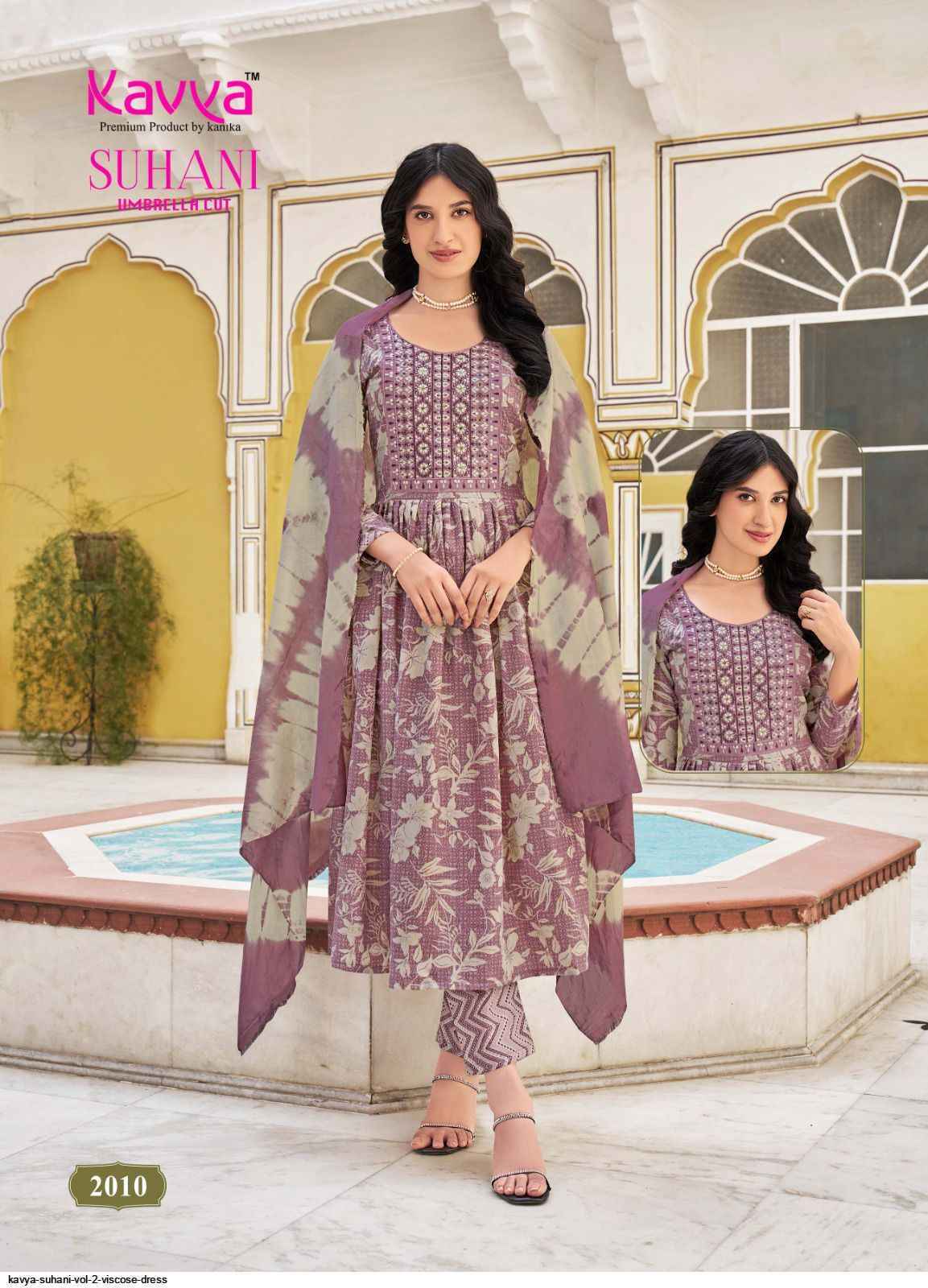 Kavya Suhani Vol 2 Viscose Kurti Combo 10 pcs Catalogue