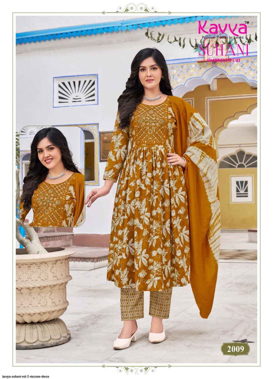 Kavya Suhani Vol 2 Viscose Kurti Combo 10 pcs Catalogue