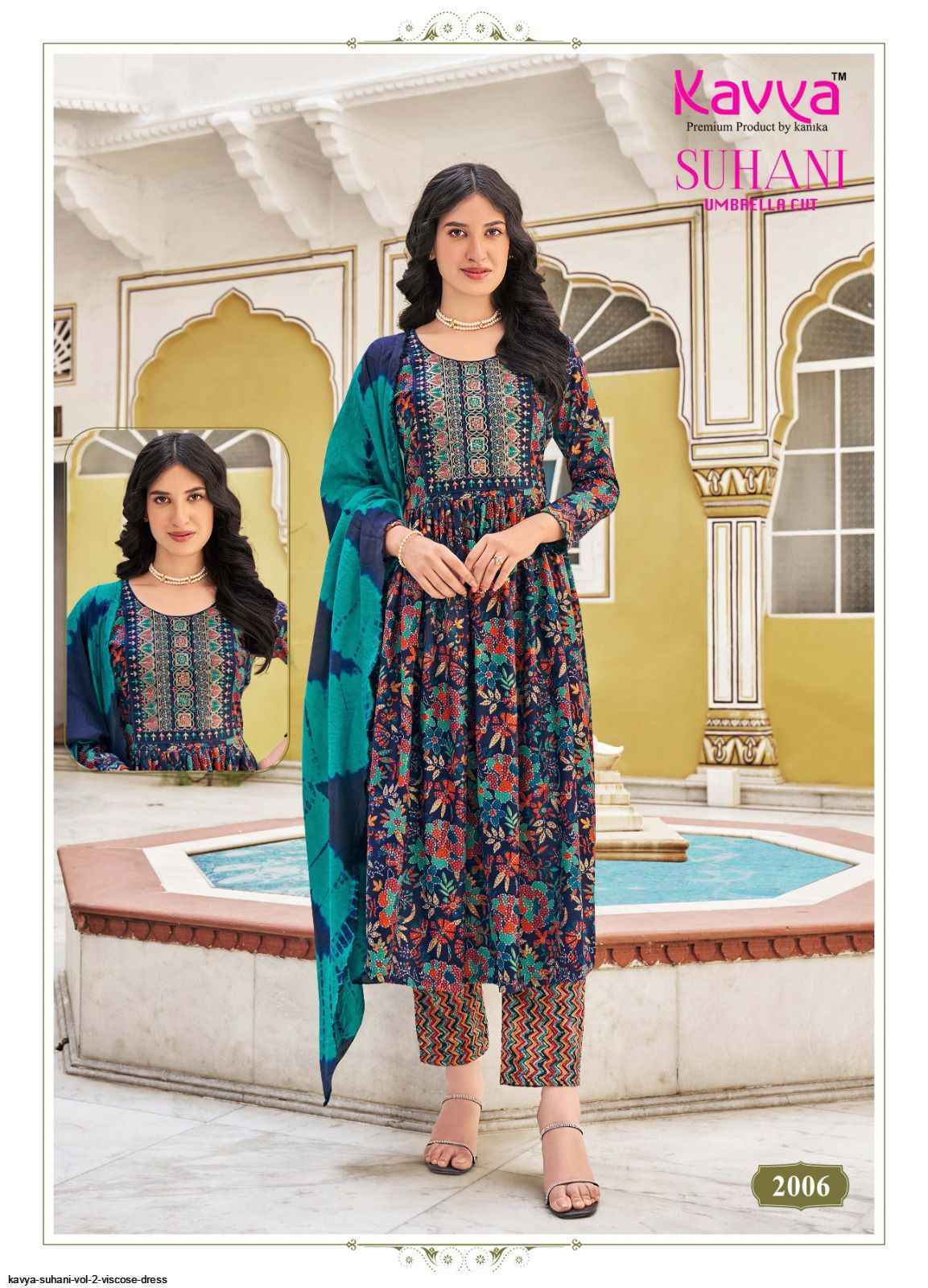 Kavya Suhani Vol 2 Viscose Kurti Combo 10 pcs Catalogue