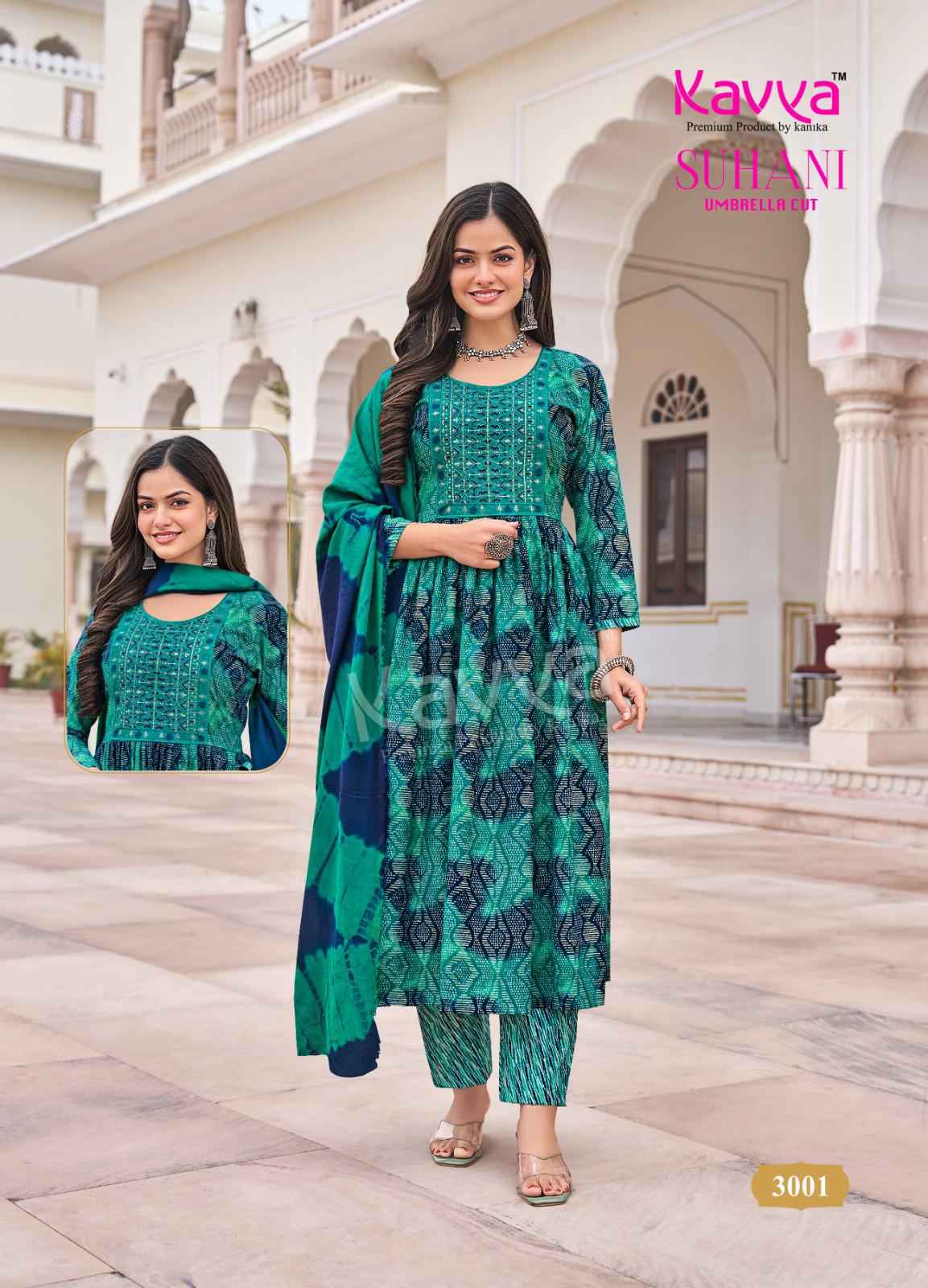 Kavya Suhani Vol 3 Viscose Kurti Combo 10 pcs Catalogue