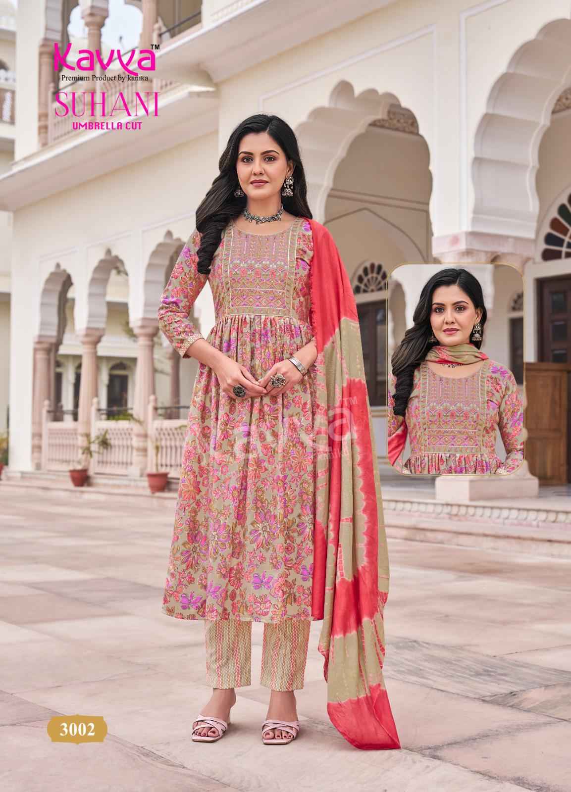 Kavya Suhani Vol 3 Viscose Kurti Combo 10 pcs Catalogue