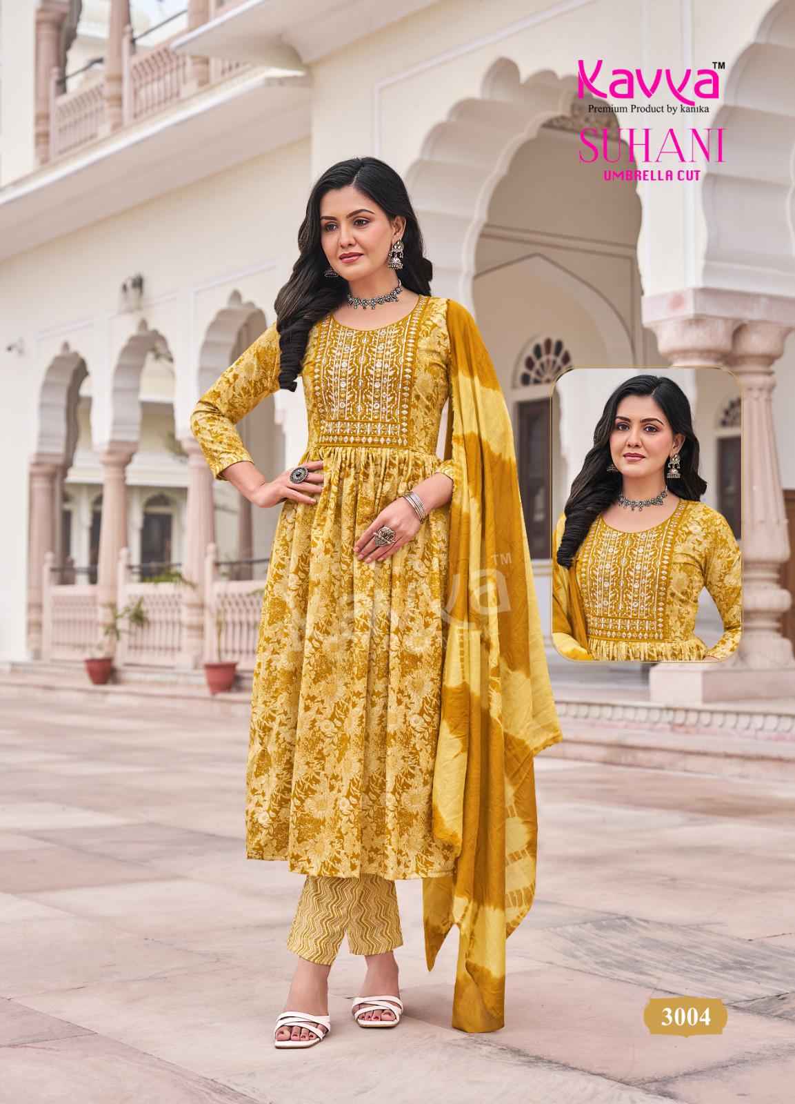Kavya Suhani Vol 3 Viscose Kurti Combo 10 pcs Catalogue