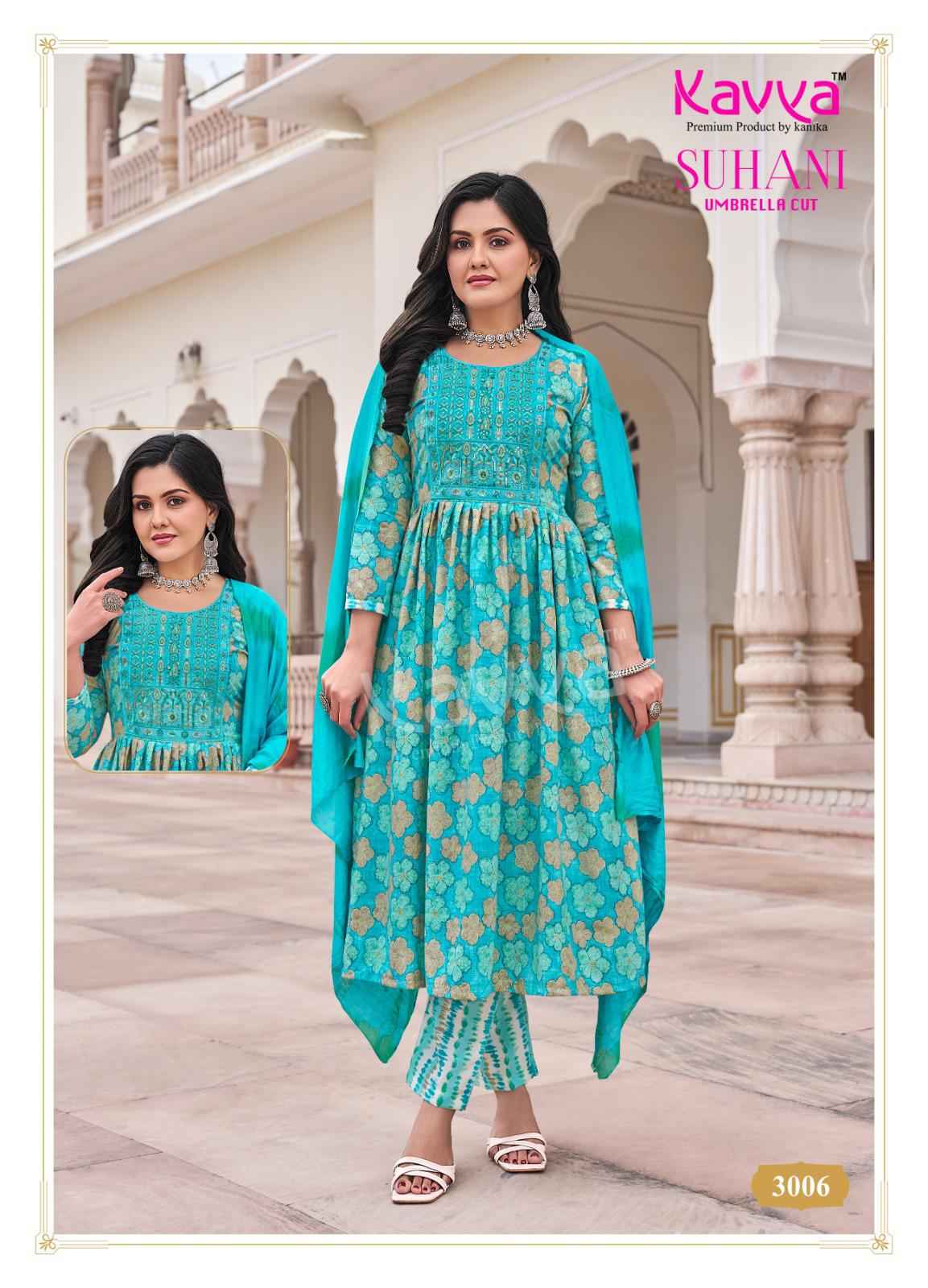 Kavya Suhani Vol 3 Viscose Kurti Combo 10 pcs Catalogue