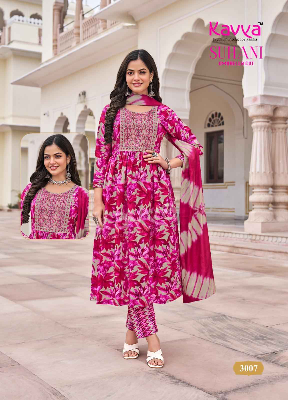 Kavya Suhani Vol 3 Viscose Kurti Combo 10 pcs Catalogue