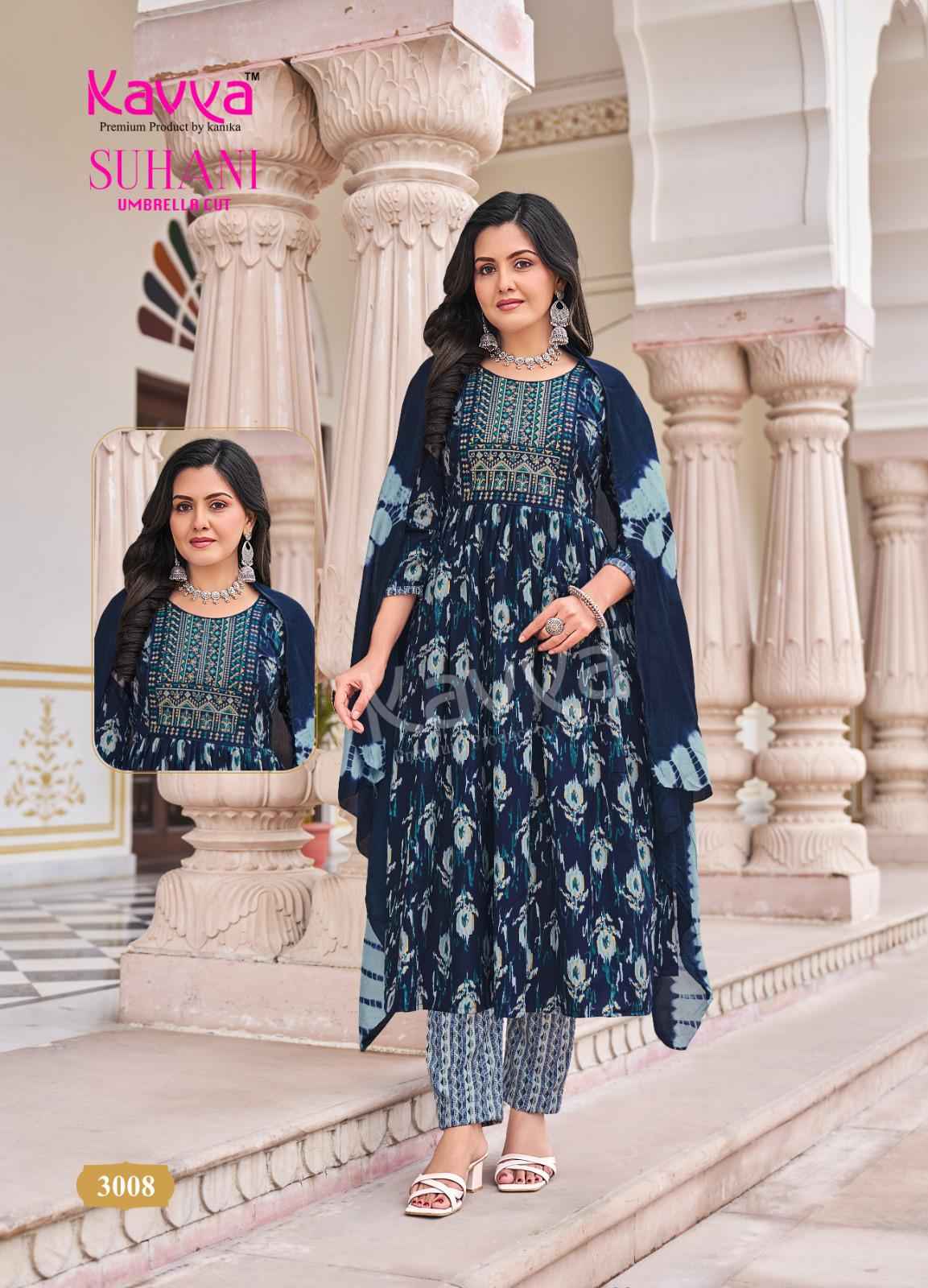 Kavya Suhani Vol 3 Viscose Kurti Combo 10 pcs Catalogue