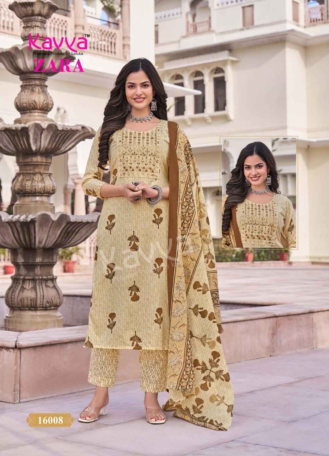Kavya Zara Vol 16 Readymade Cotton Dress 10 pcs Catalogue