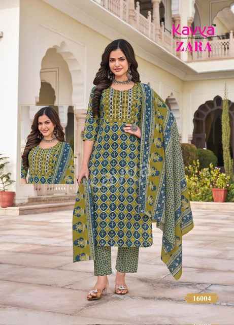 Kavya Zara Vol 16 Readymade Cotton Dress 10 pcs Catalogue