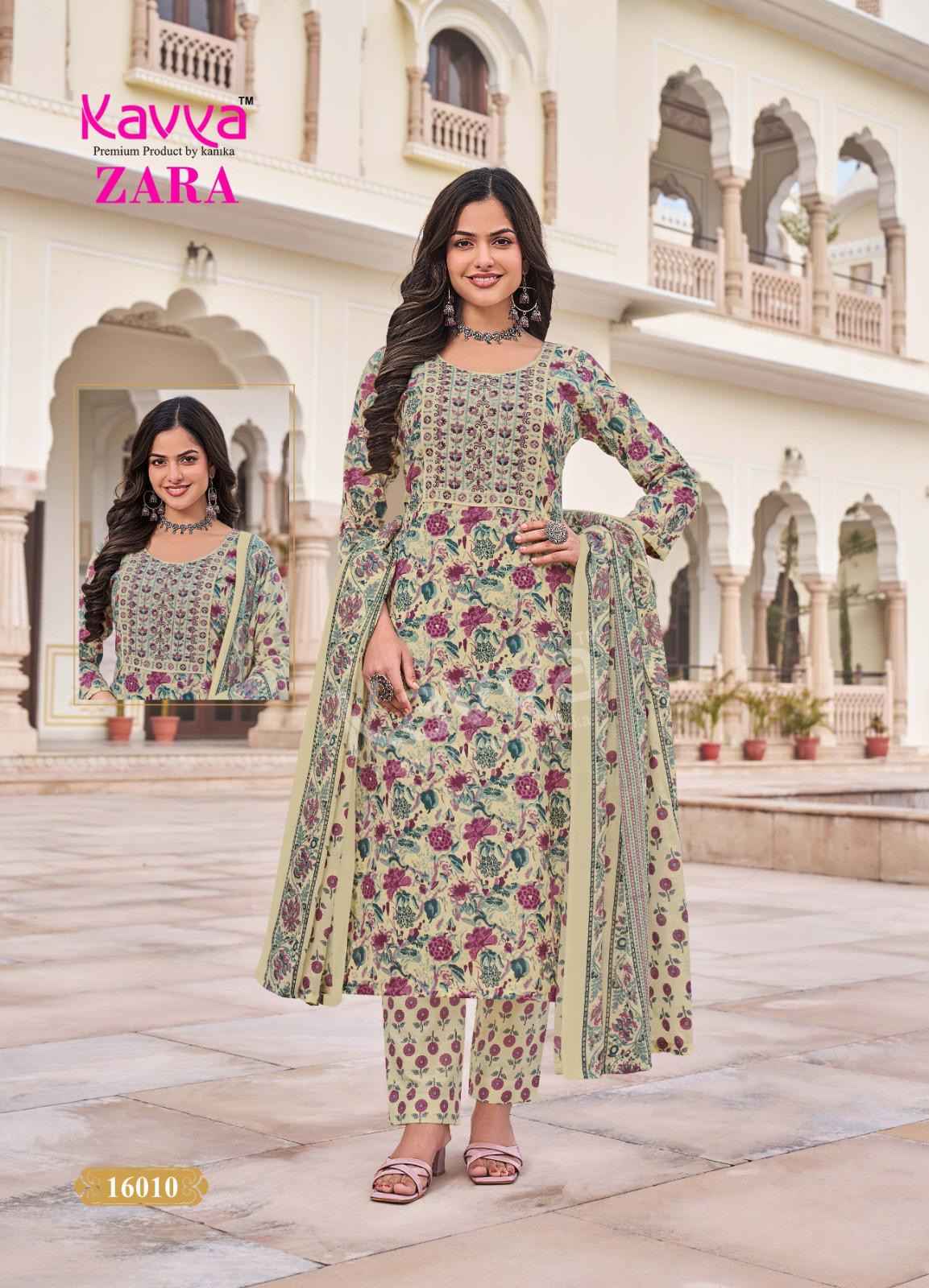 Kavya Zara Vol 16 Readymade Cotton Dress 10 pcs Catalogue