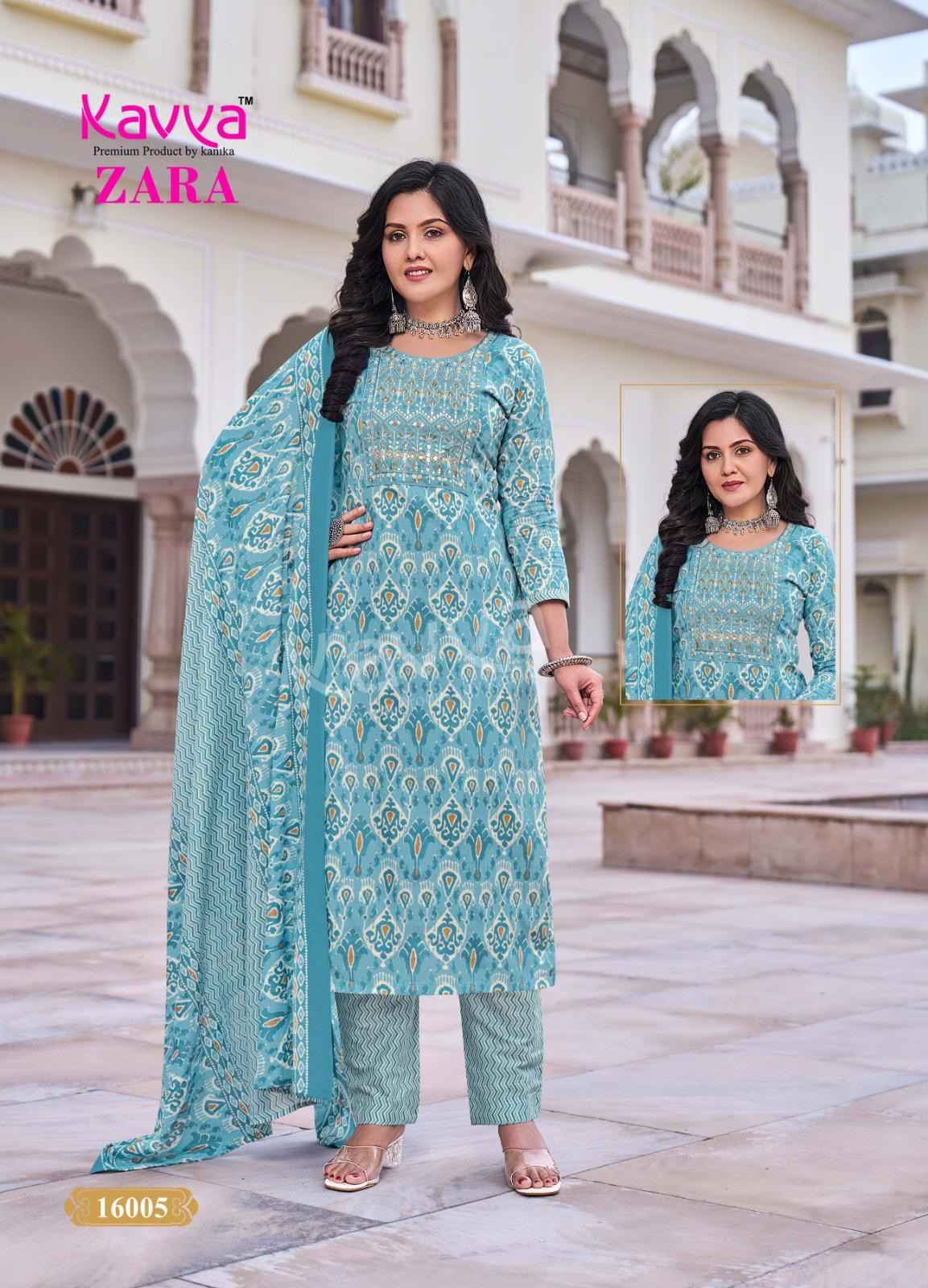 Kavya Zara Vol 16 Readymade Cotton Dress 10 pcs Catalogue
