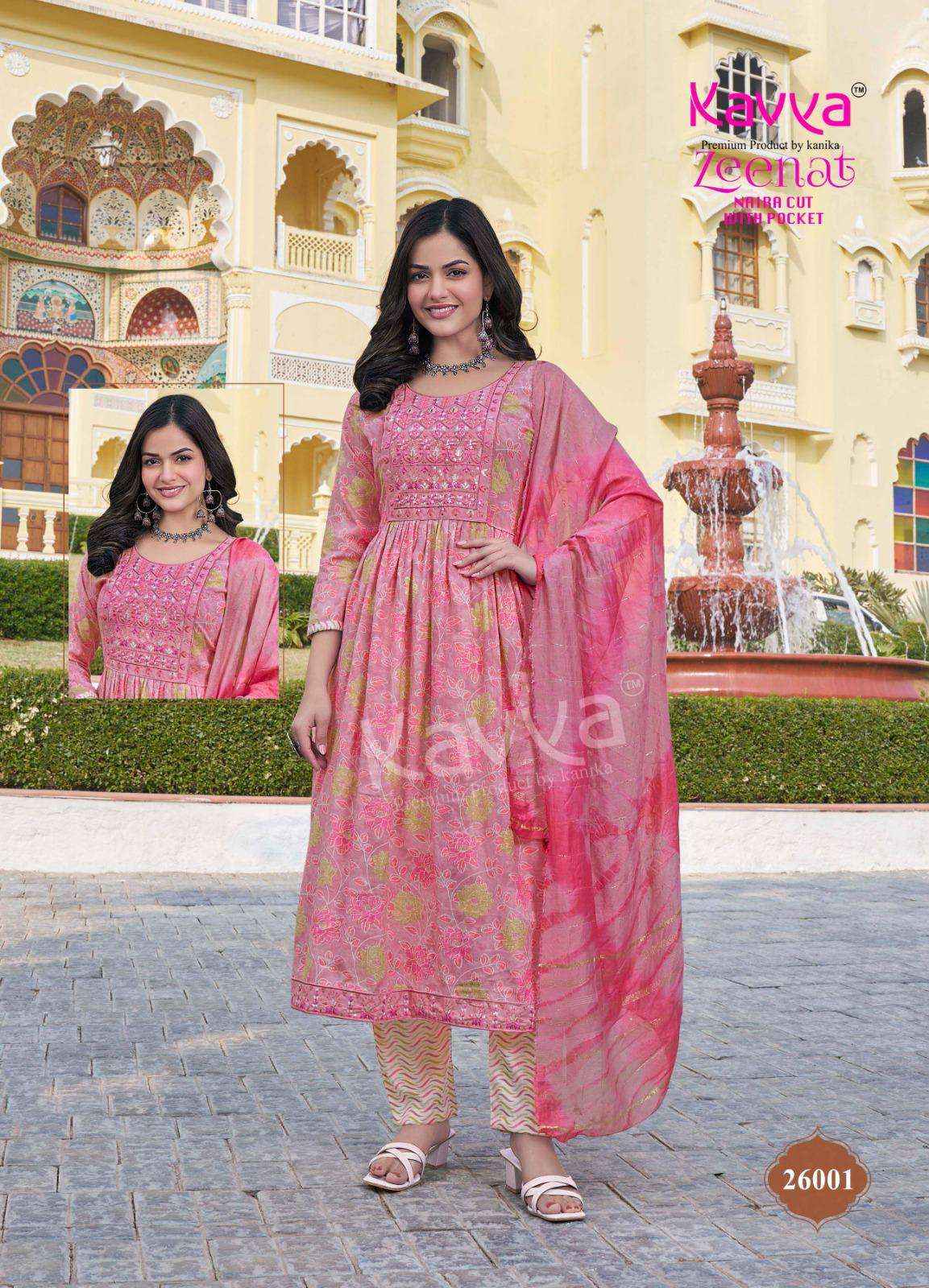 Kavya Zeenat Vol 26 Capsule Kurti Combo 10 pcs Catalogue