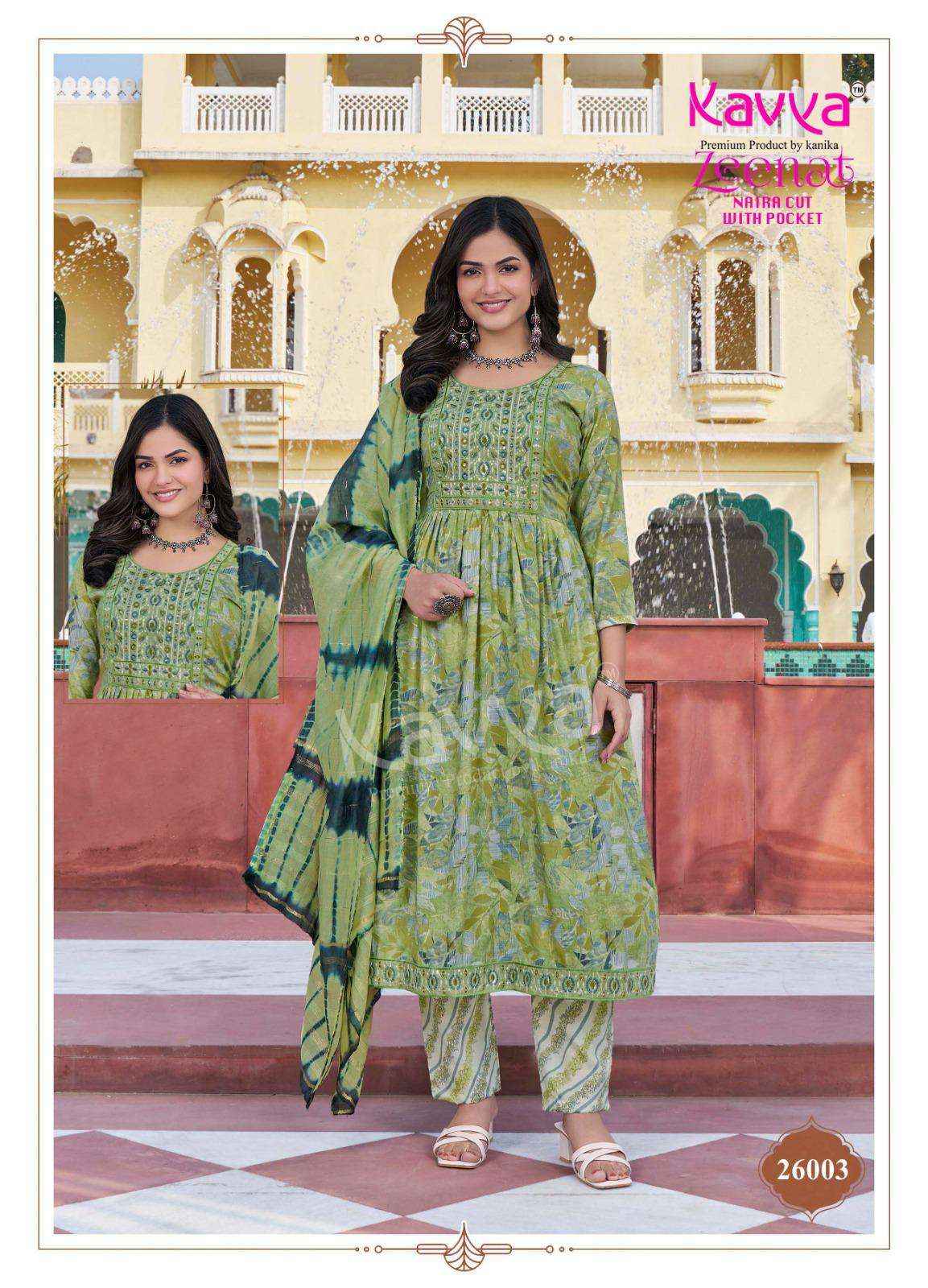 Kavya Zeenat Vol 26 Capsule Kurti Combo 10 pcs Catalogue