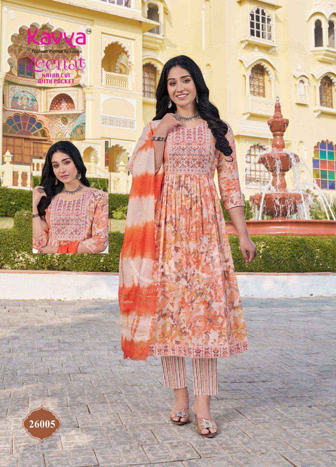 Kavya Zeenat Vol 26 Capsule Kurti Combo 10 pcs Catalogue