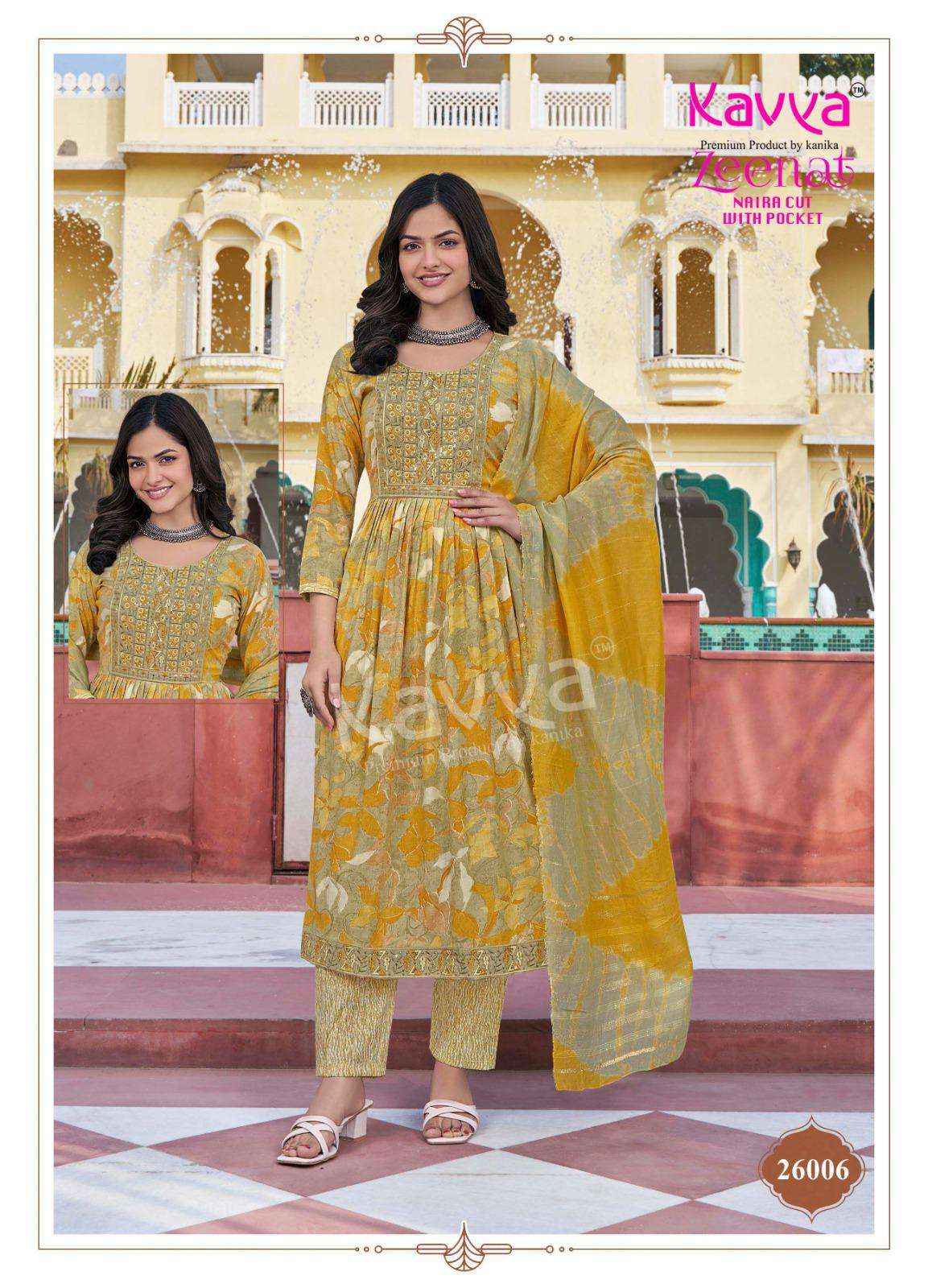 Kavya Zeenat Vol 26 Capsule Kurti Combo 10 pcs Catalogue