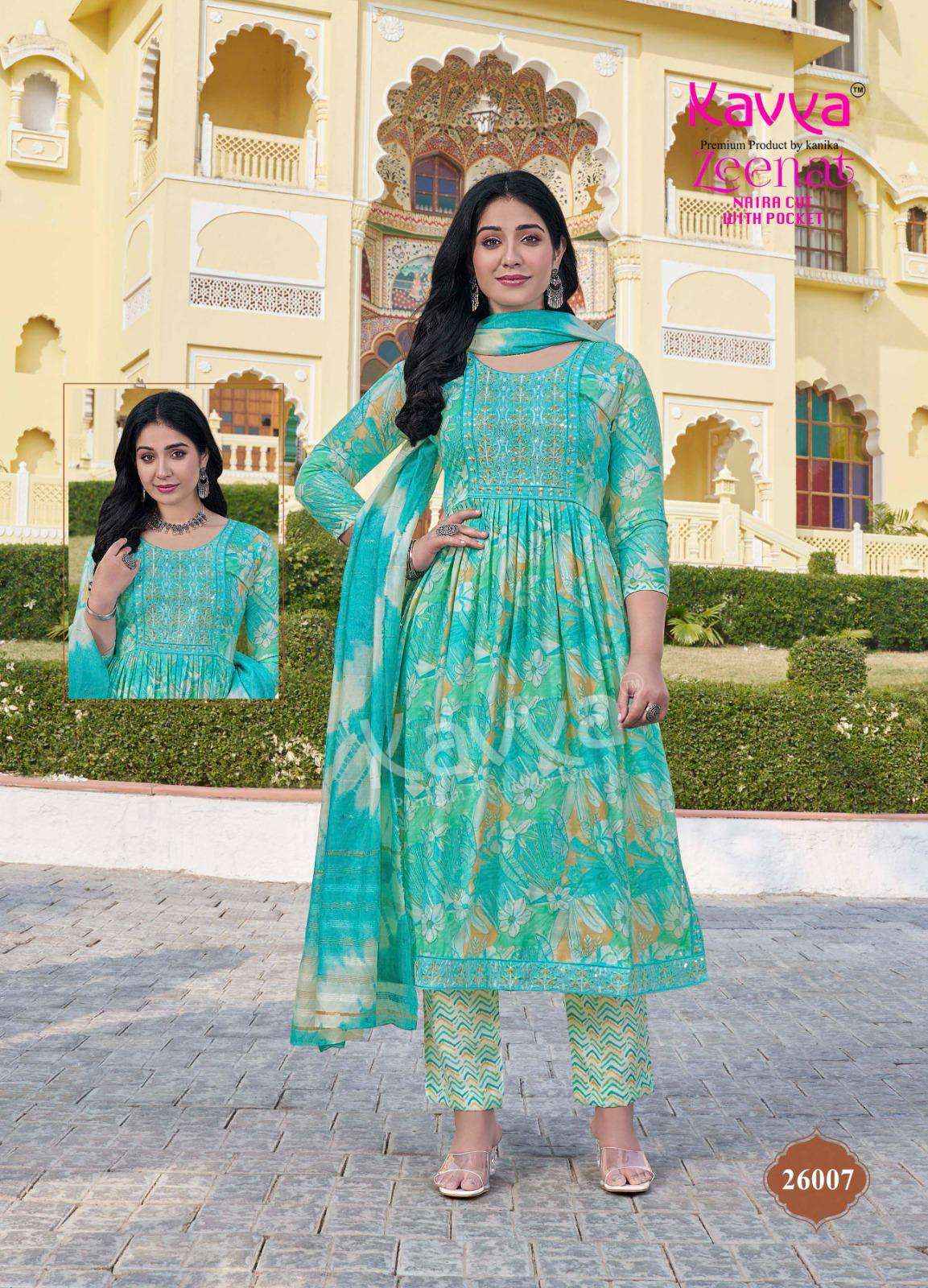 Kavya Zeenat Vol 26 Capsule Kurti Combo 10 pcs Catalogue