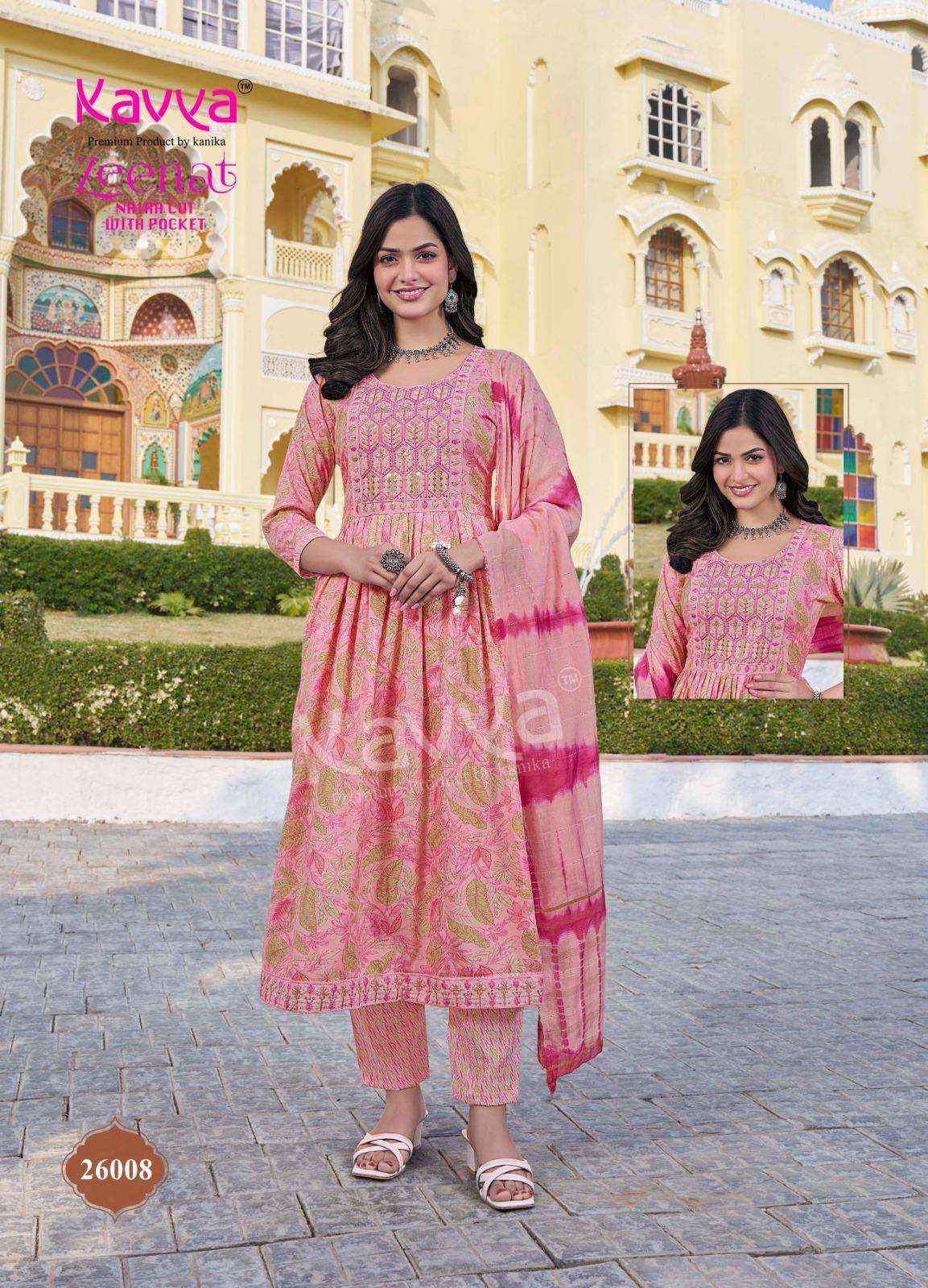 Kavya Zeenat Vol 26 Capsule Kurti Combo 10 pcs Catalogue