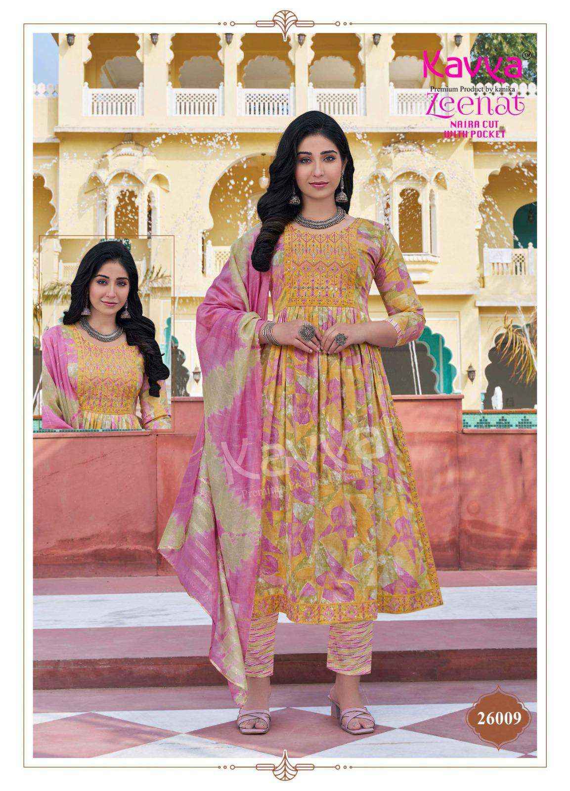 Kavya Zeenat Vol 26 Capsule Kurti Combo 10 pcs Catalogue