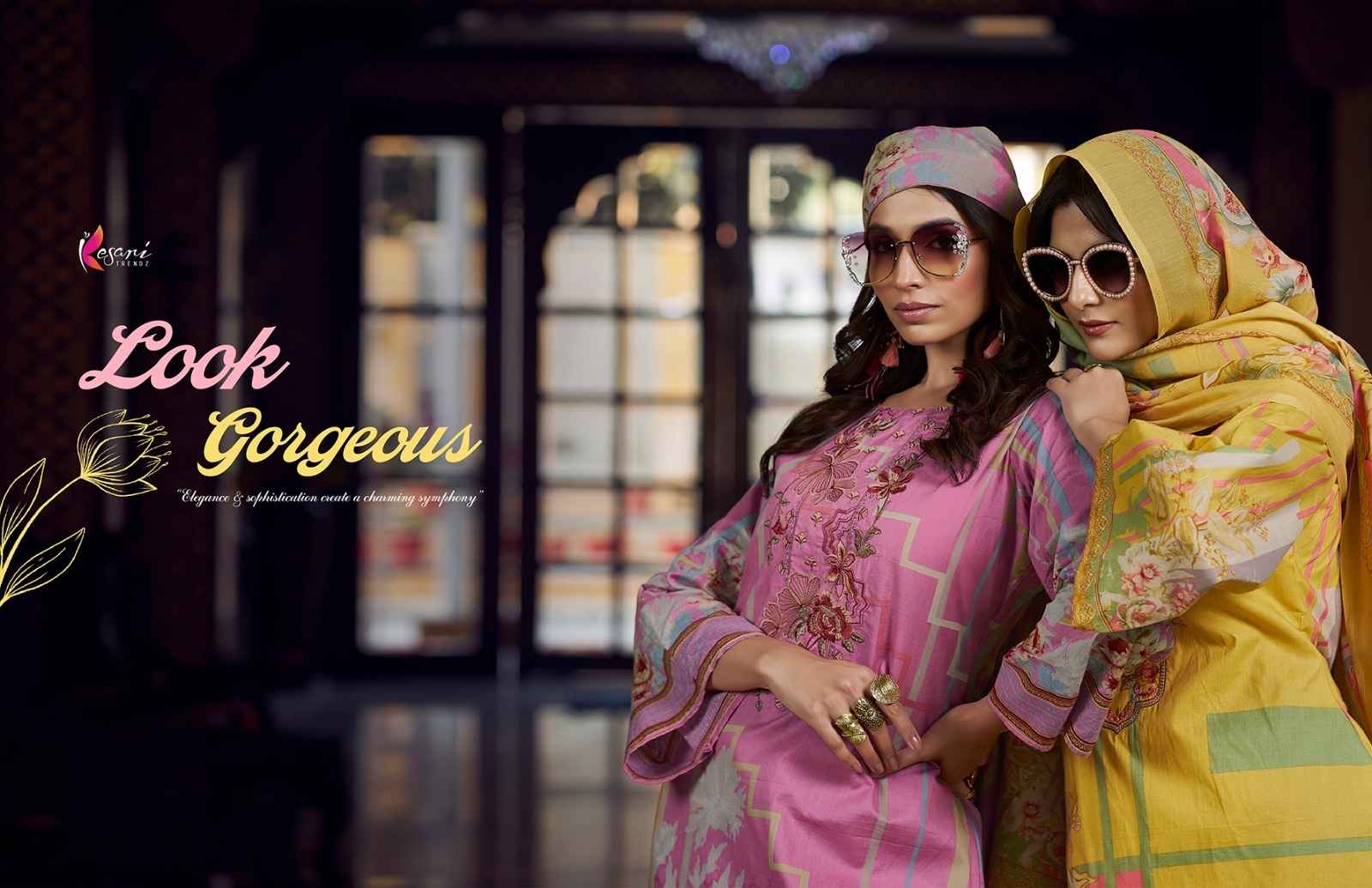 Kesari Liayana Cotton Dress Material 8 pcs Catalogue