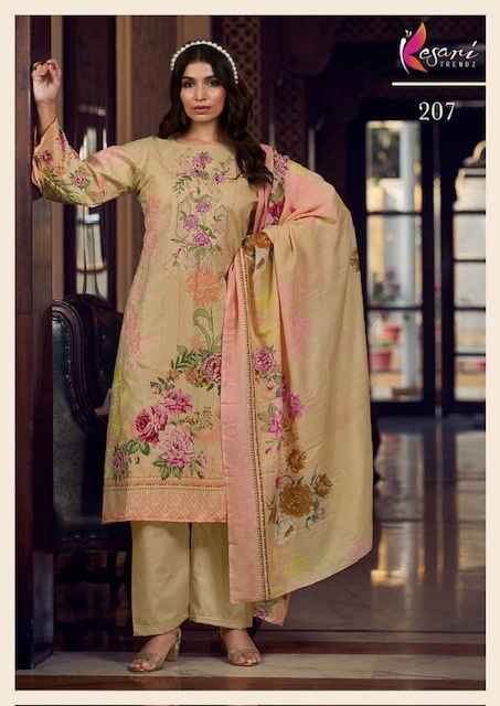 Kesari Liayana Cotton Dress Material 8 pcs Catalogue