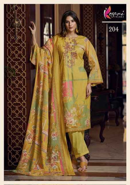 Kesari Liayana Cotton Dress Material 8 pcs Catalogue