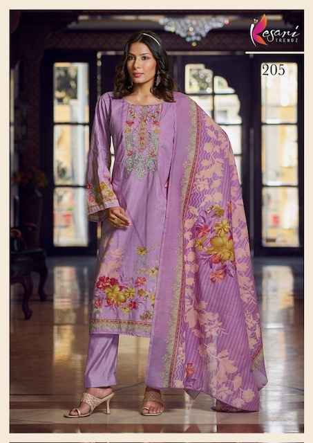 Kesari Liayana Cotton Dress Material 8 pcs Catalogue