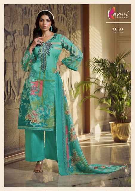 Kesari Liayana Cotton Dress Material 8 pcs Catalogue