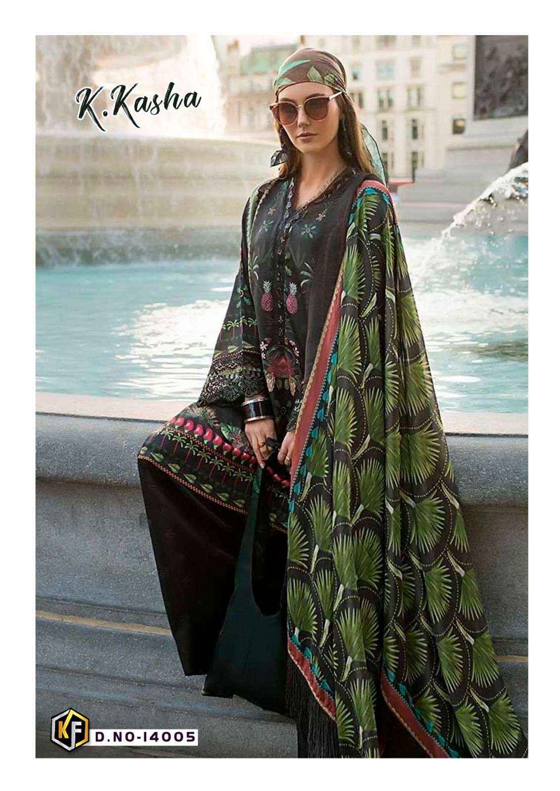 Keval Fab K Kasha Vol 14 Cotton Dress Material 6 pc Cataloge