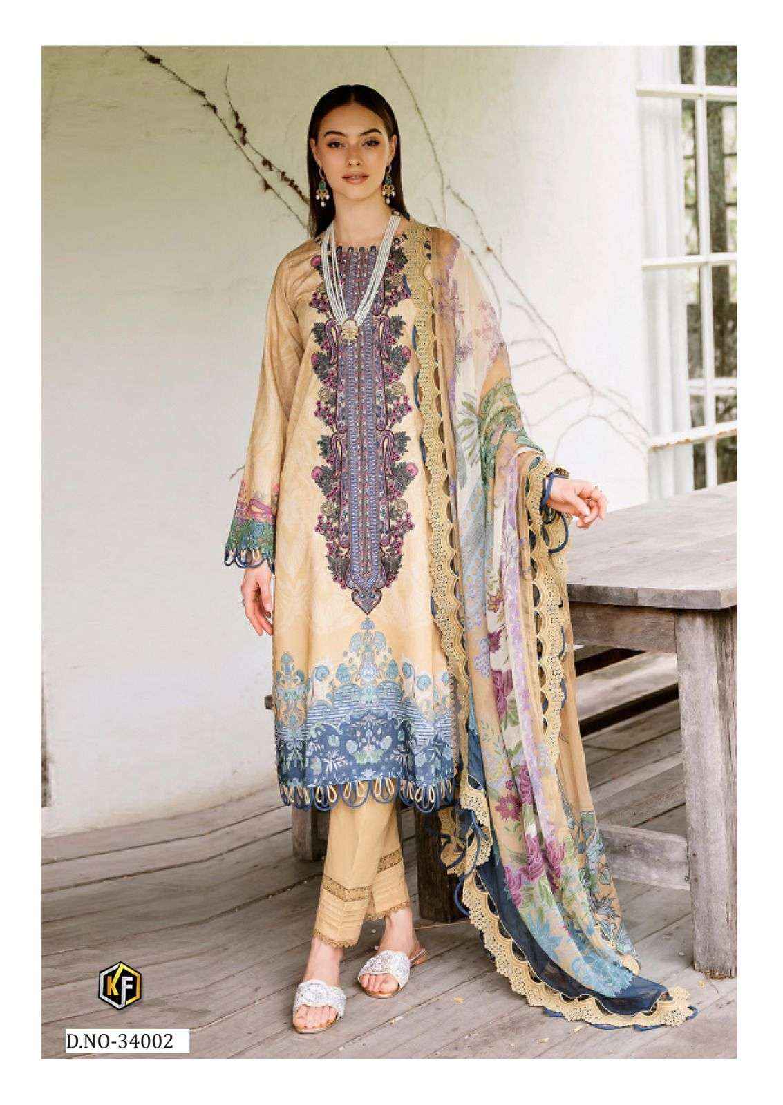 Keval Fab Maria B Vol 34 Readymade Cotton Dress 6 pcs Catalogue