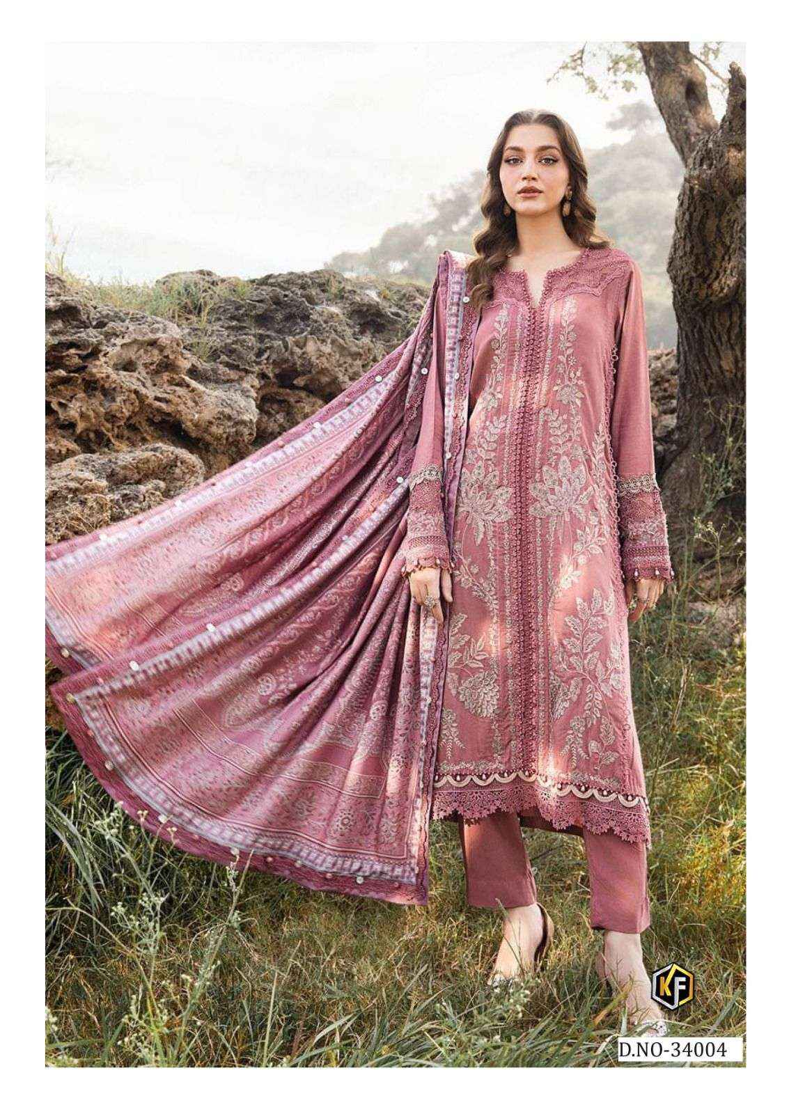 Keval Fab Maria B Vol 34 Readymade Cotton Dress 6 pcs Catalogue