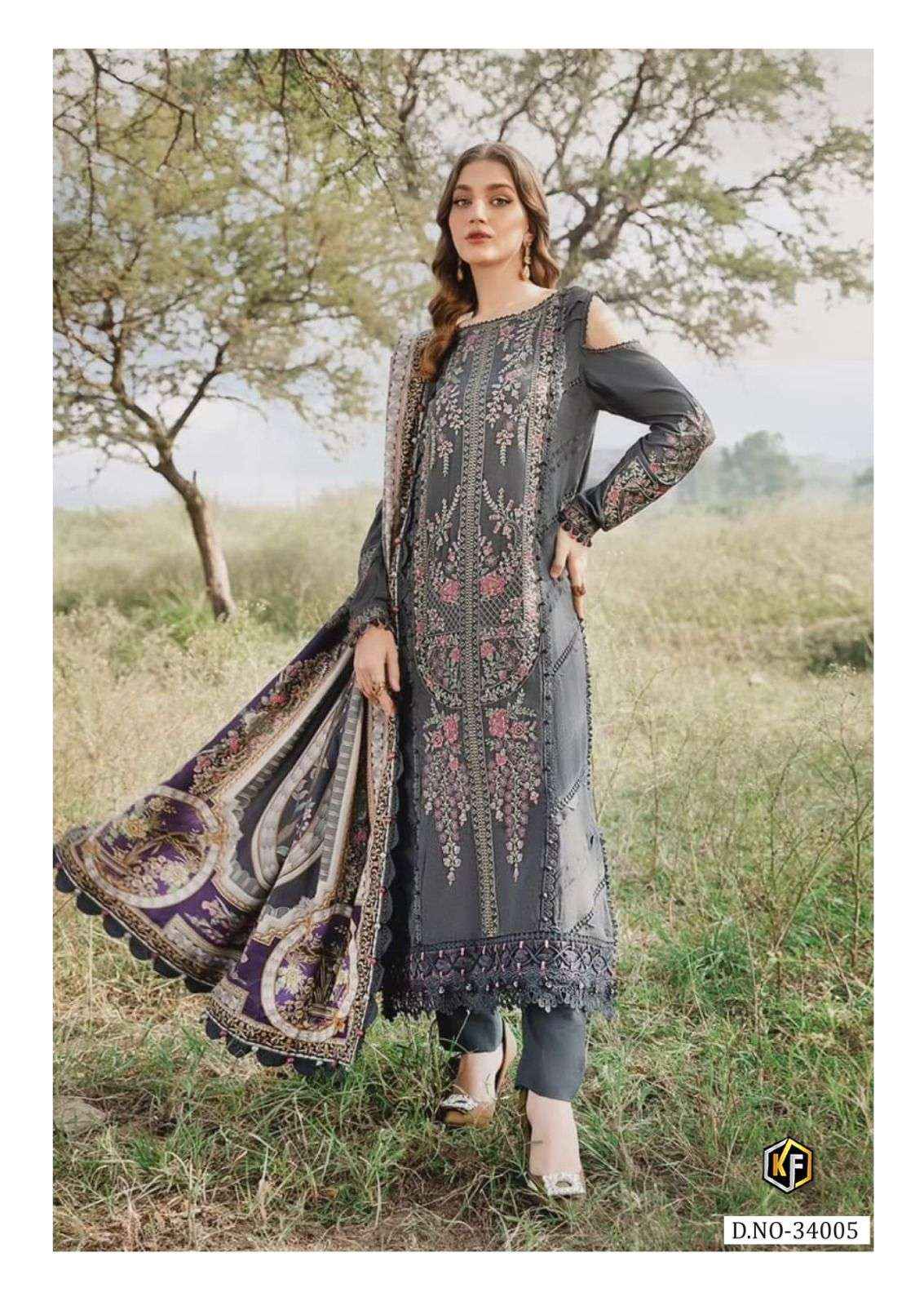 Keval Fab Maria B Vol 34 Readymade Cotton Dress 6 pcs Catalogue