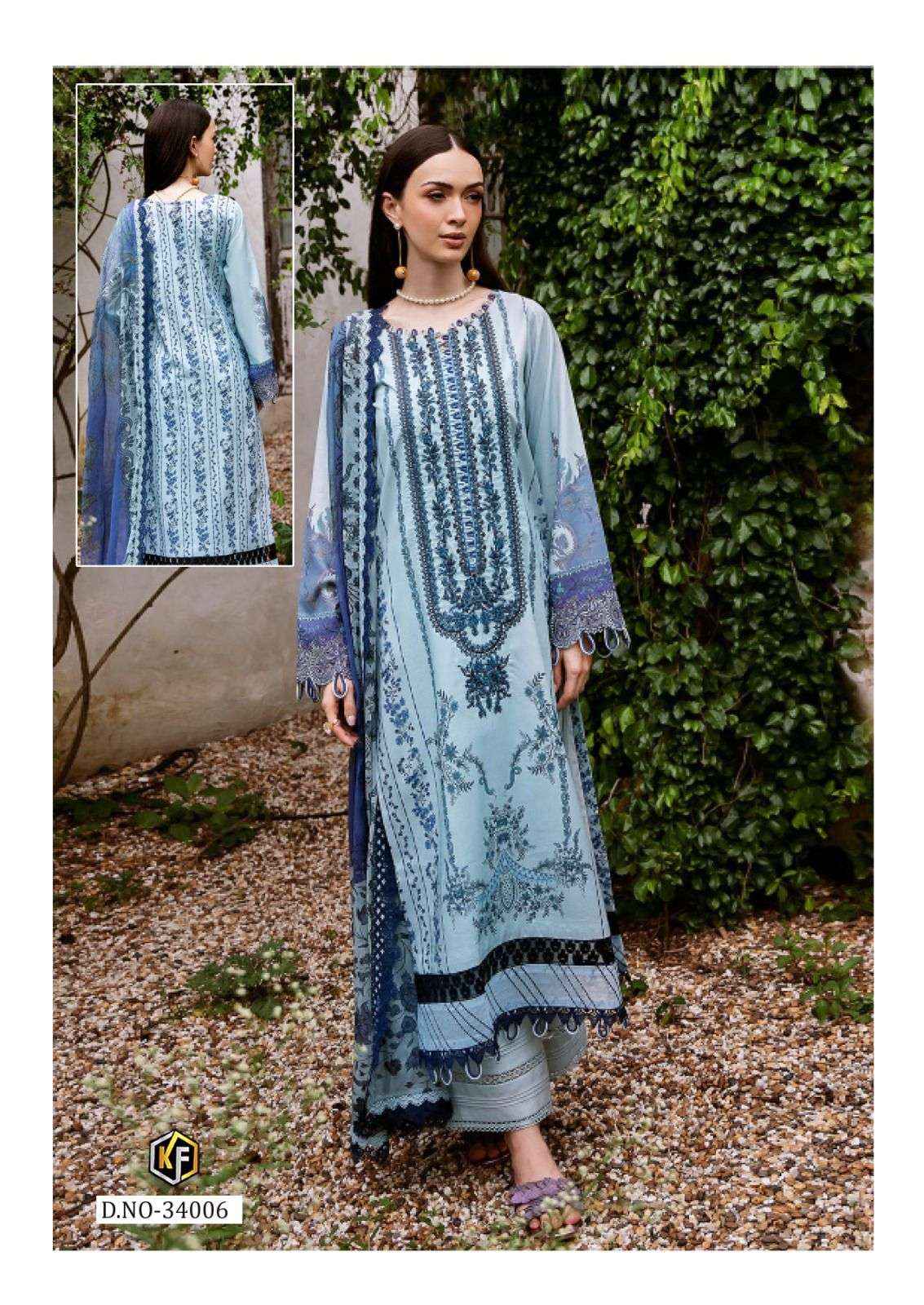 Keval Fab Maria B Vol 34 Readymade Cotton Dress 6 pcs Catalogue