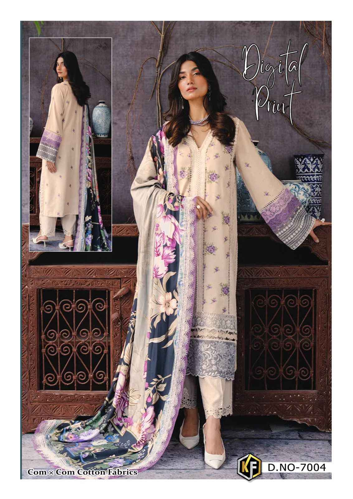 Keval Fab Soha Nazir Luxury Vol 7 Cotton Dress Material 6 pcs Catalogue