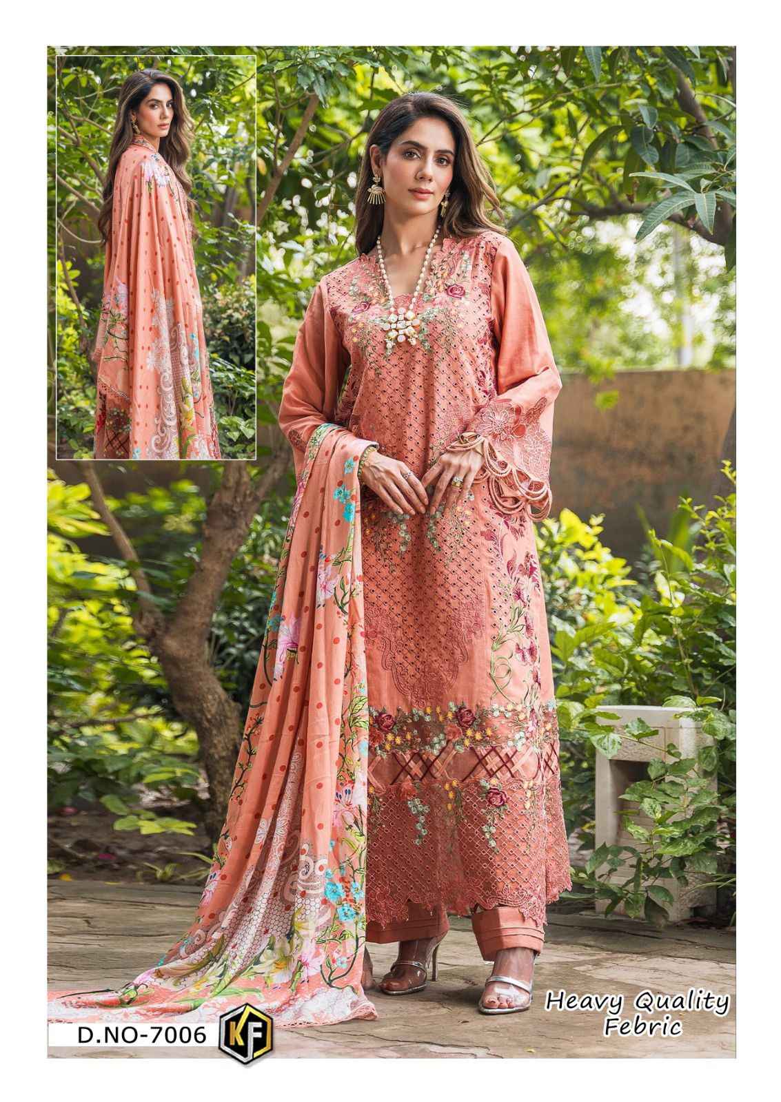 Keval Fab Soha Nazir Luxury Vol 7 Cotton Dress Material 6 pcs Catalogue