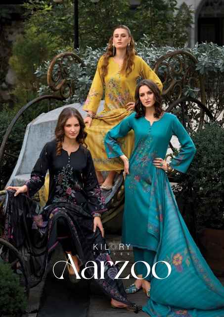 Kilory Trends Aarzoo Jam Cotton Dress Material 4 pcs Catalogue