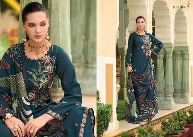 Kilory Trends Hot Millions Viscouse Silk Dress Material 8 pcs Catalogue