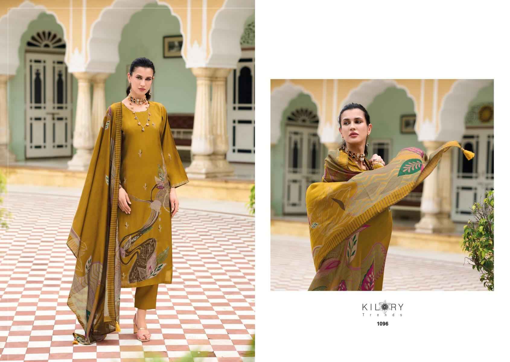 Kilory Trends Hot Millions Viscouse Silk Dress Material 8 pcs Catalogue