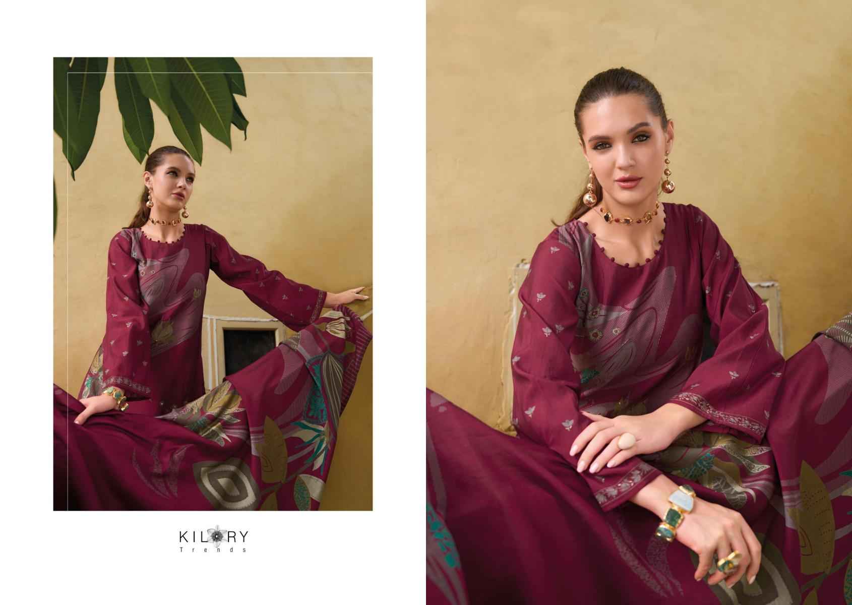 Kilory Trends Hot Millions Viscouse Silk Dress Material 8 pcs Catalogue