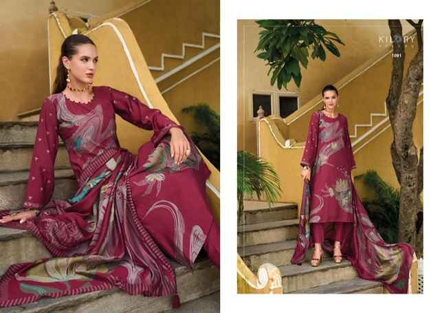 Kilory Trends Hot Millions Viscouse Silk Dress Material 8 pcs Catalogue