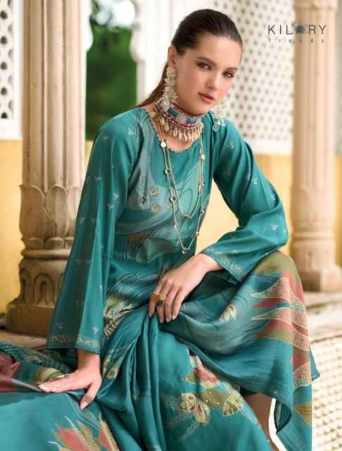 Kilory Trends Hot Millions Viscouse Silk Dress Material 8 pcs Catalogue