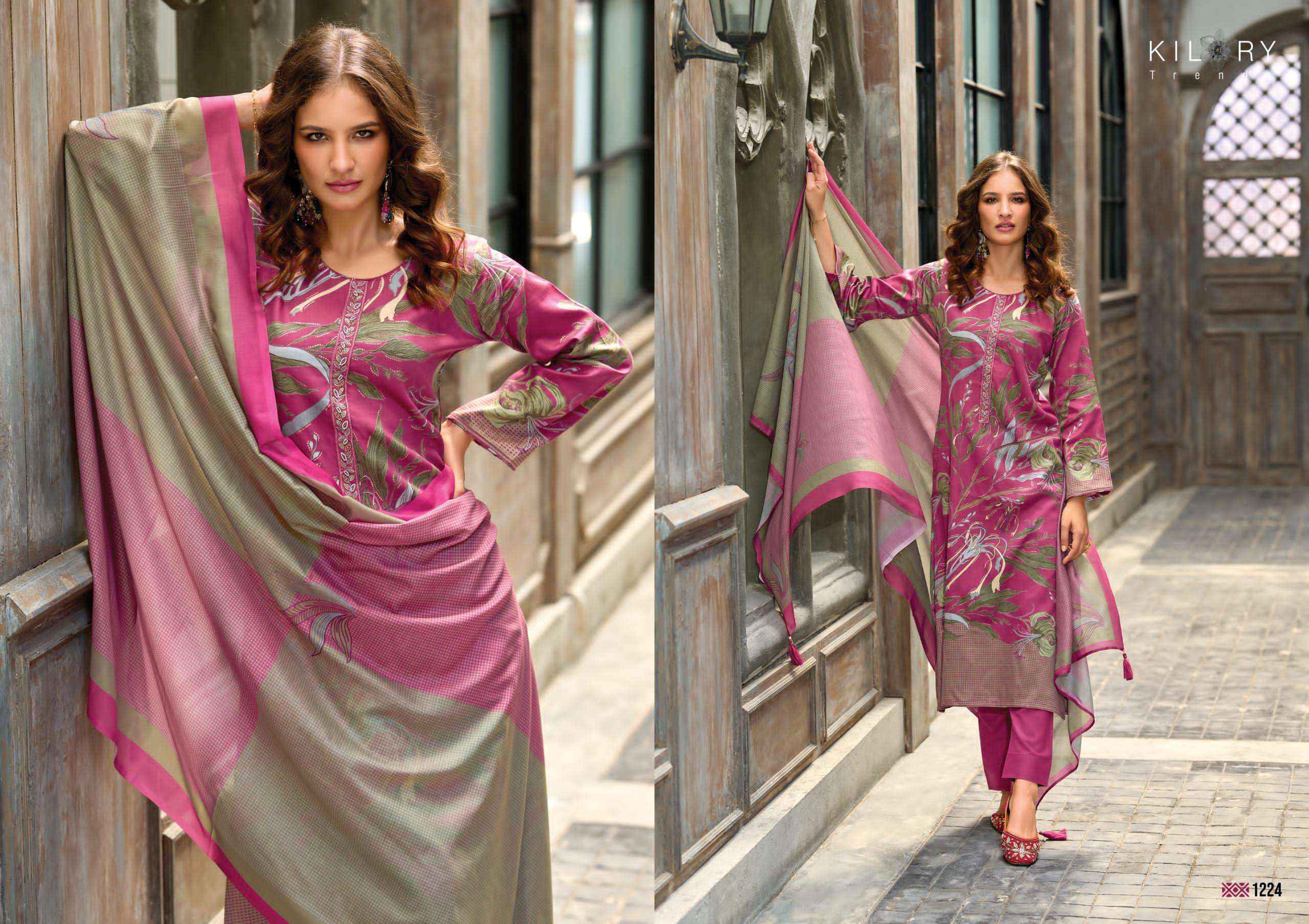 Kilory Trends Mannat Jam Cotton Dress Material 4 pcs Catalogue