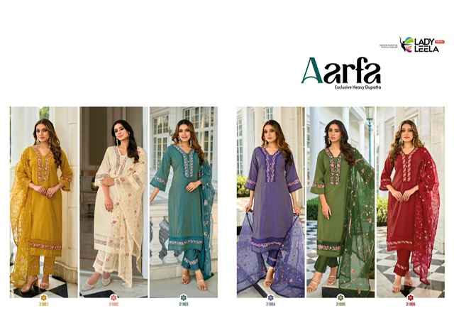 Lady Leela Aarfa Readymade Lawn Cotton Dress 6 pcs Catalogue
