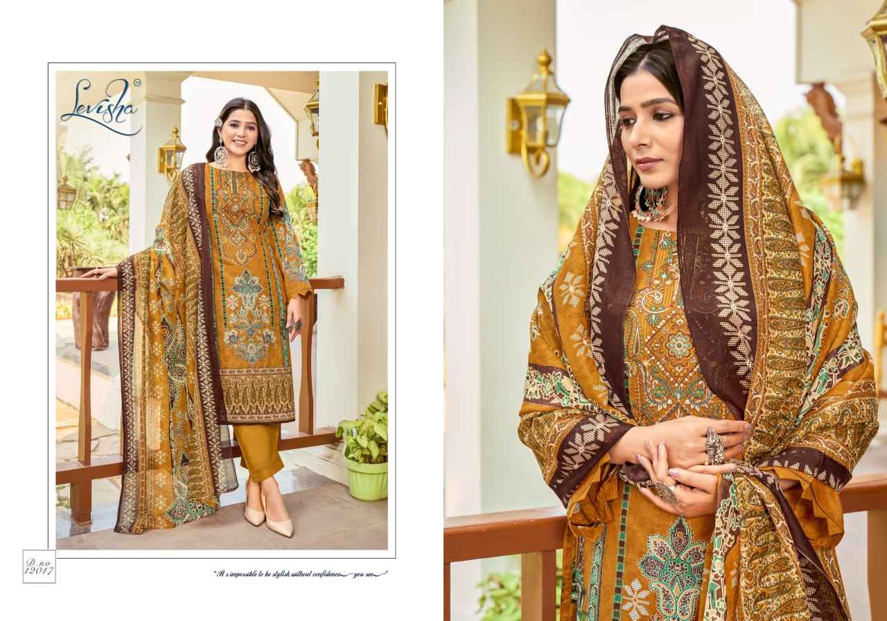 Levisha Naira Nx Vol 12 Cotton Dress Material 8 pcs Catalogue