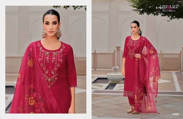 Lily & Lali Afghani 5 Silk Kurti Combo 6 pcs Catalogue