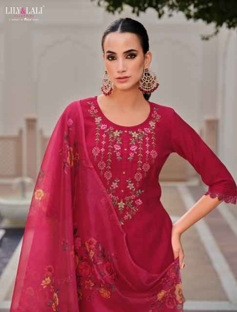 Lily & Lali Afghani 5 Silk Kurti Combo 6 pcs Catalogue