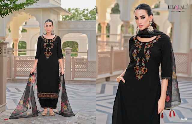 Lily & Lali Afghani 5 Silk Kurti Combo 6 pcs Catalogue