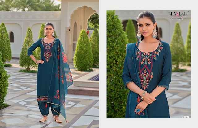 Lily & Lali Afghani 5 Silk Kurti Combo 6 pcs Catalogue