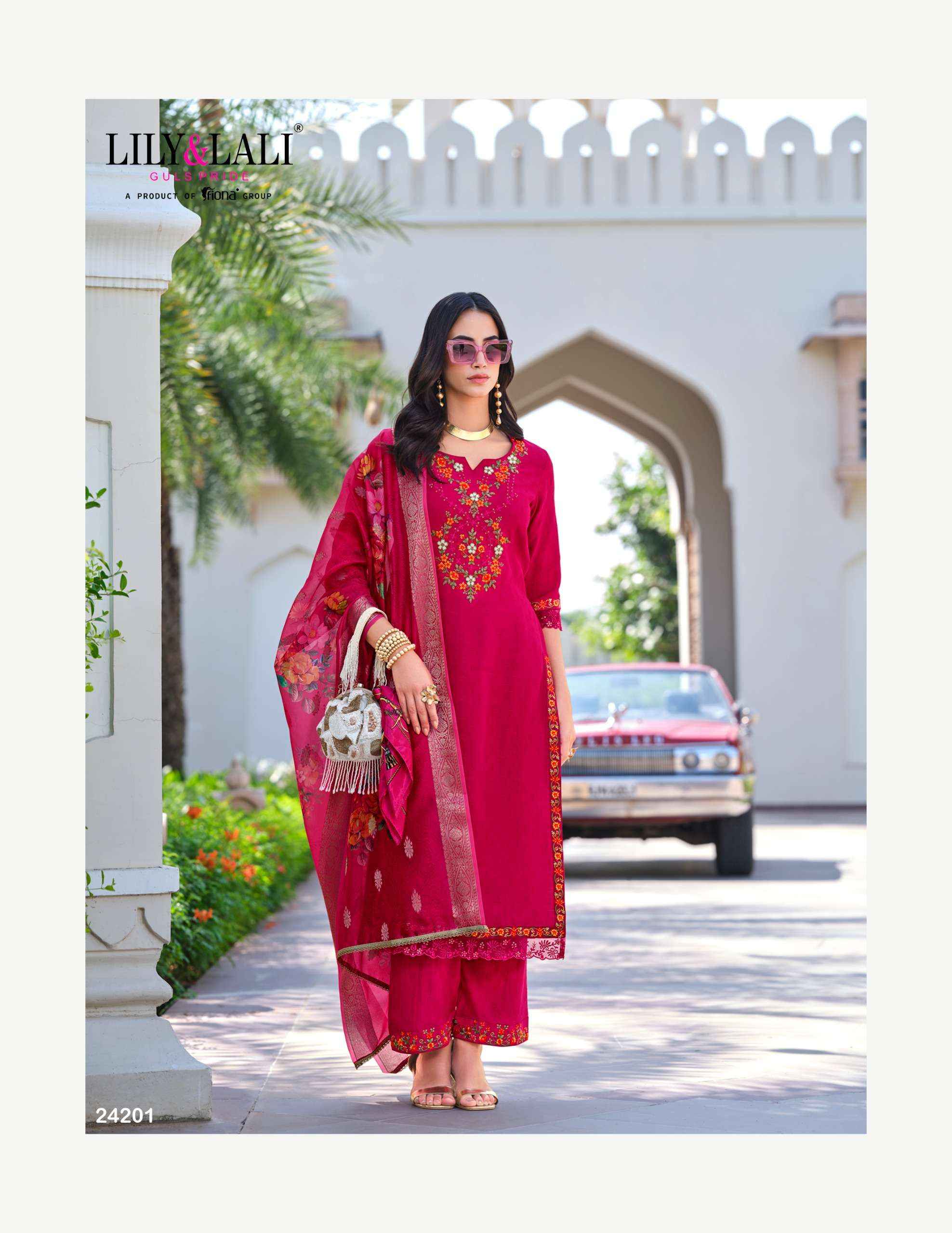 Lily & Lali Rubab Vol 2 Viscose Silk Kurti Combo 6 pcs Catalogue
