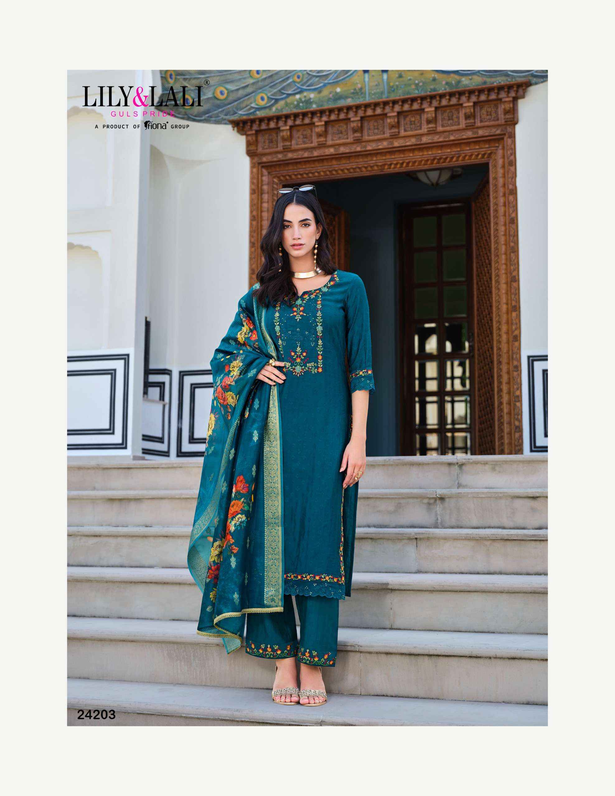 Lily & Lali Rubab Vol 2 Viscose Silk Kurti Combo 6 pcs Catalogue